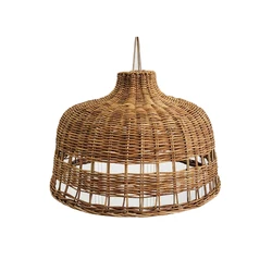 Rattan & bamboo Lamp Cover & Shades Brown Handicraft Lantern wholesale price Low MOQ Hot Selling