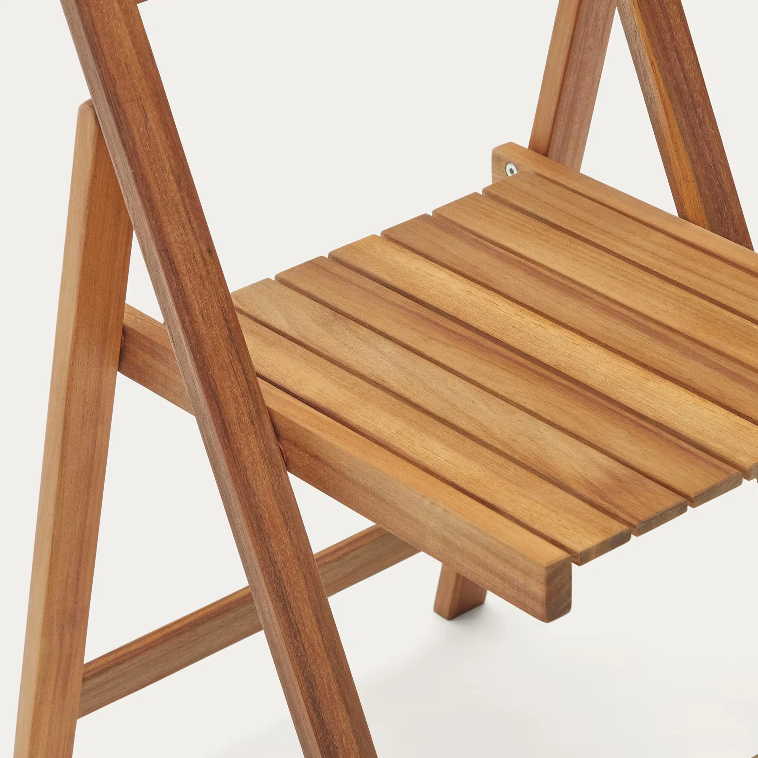 New Folding Dining Chair Outdoor Patio Garden Take Wood - Iba