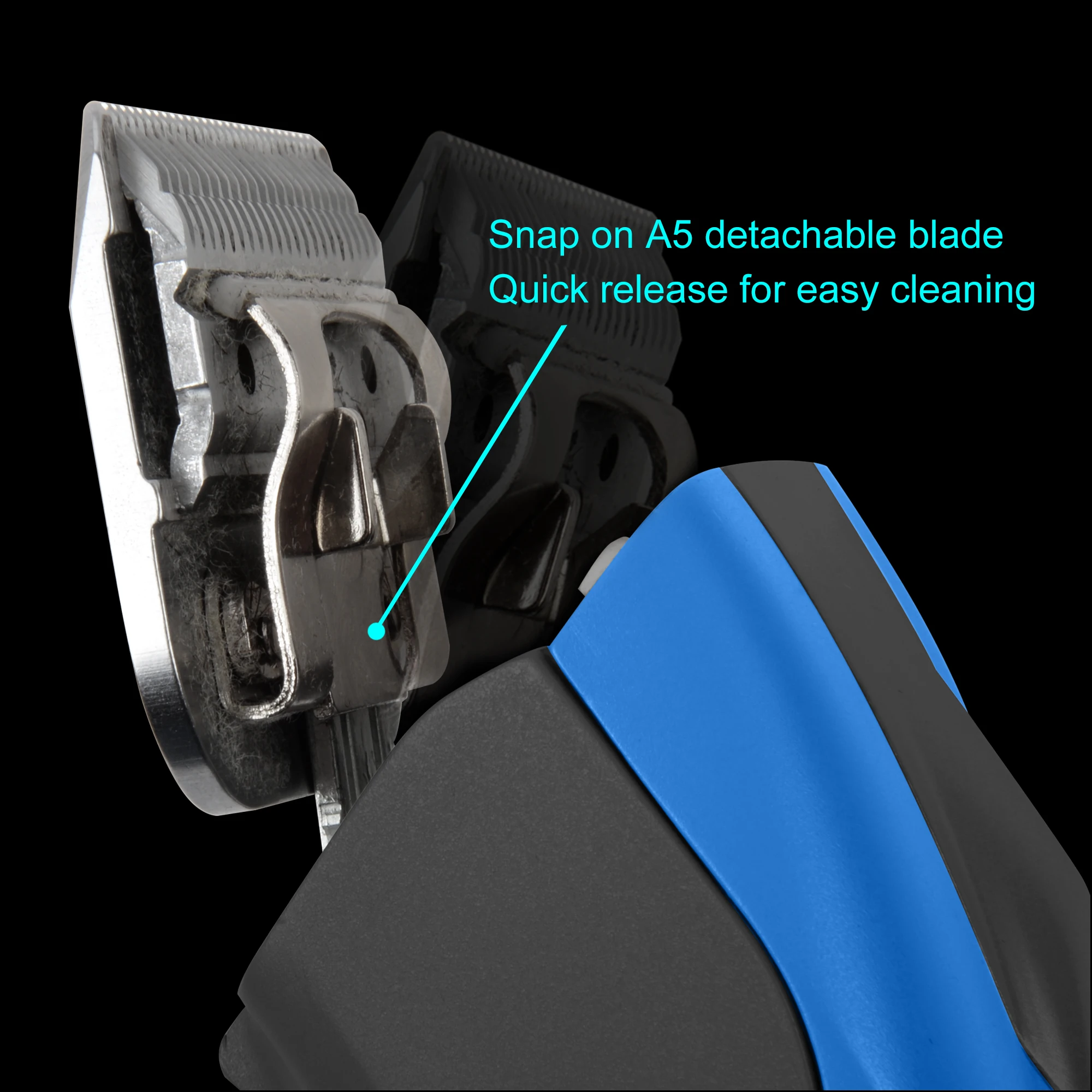 Furzone Size 40W-0.25mm Skip Teeth Wide Dog Grooming Clipper Wild Blades