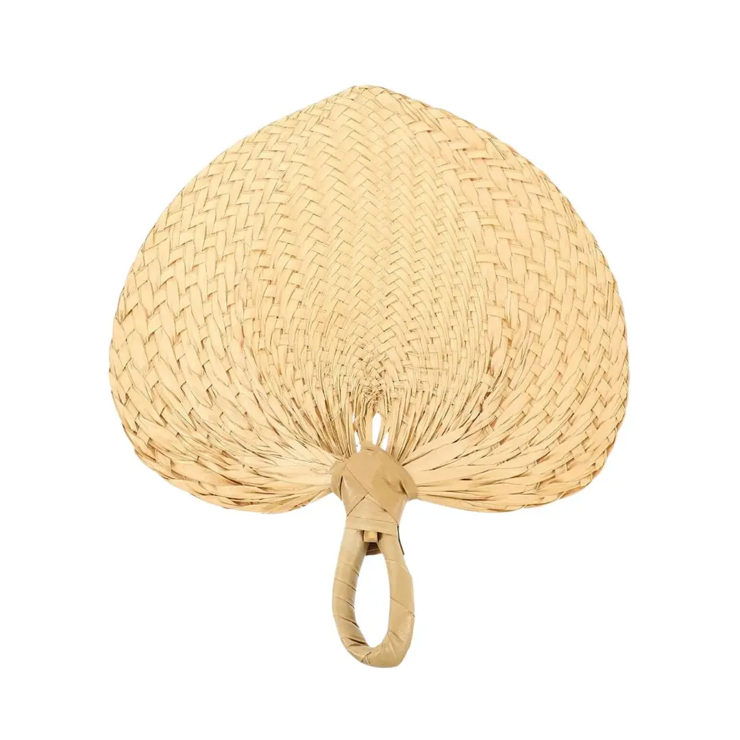 Eco-Friendly Hand-Fan Artwork Natural Seagrass round Wall Hanging Decor Handcrafted Fan for Home or Office from VN
