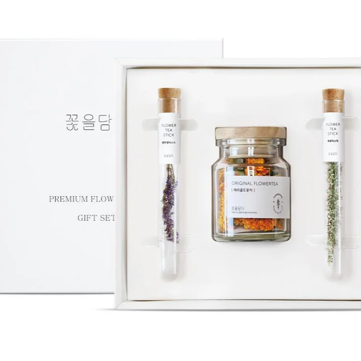 Original Flower Tea & Flower tea stick Gift Set