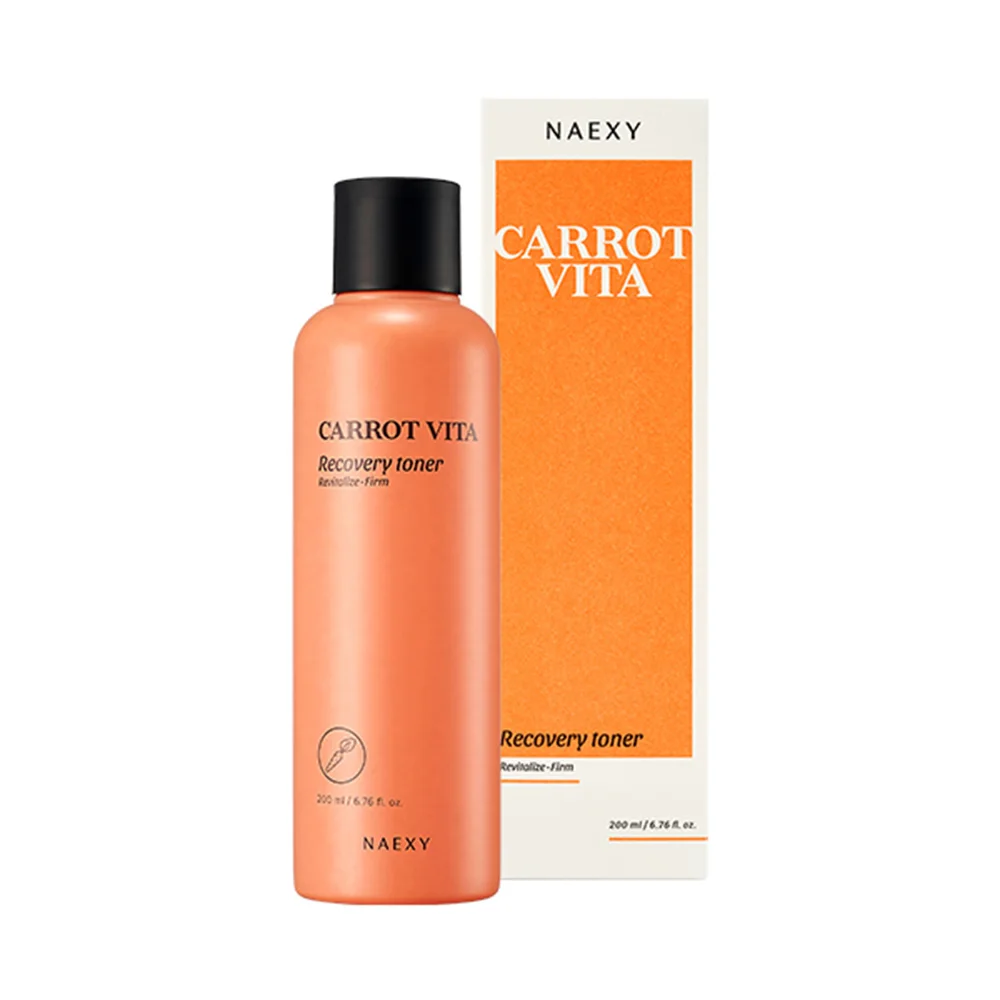 NAEXY Carrot Vita Recovery Toner 200ml The first step to clean and smooth skin In The Best Selling Product