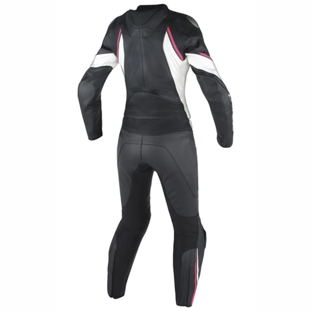 Best Quality Custom Made Women Motorbike Suit Motorbike Racing Wear Leather Suit Custom Made Motorbike Suit