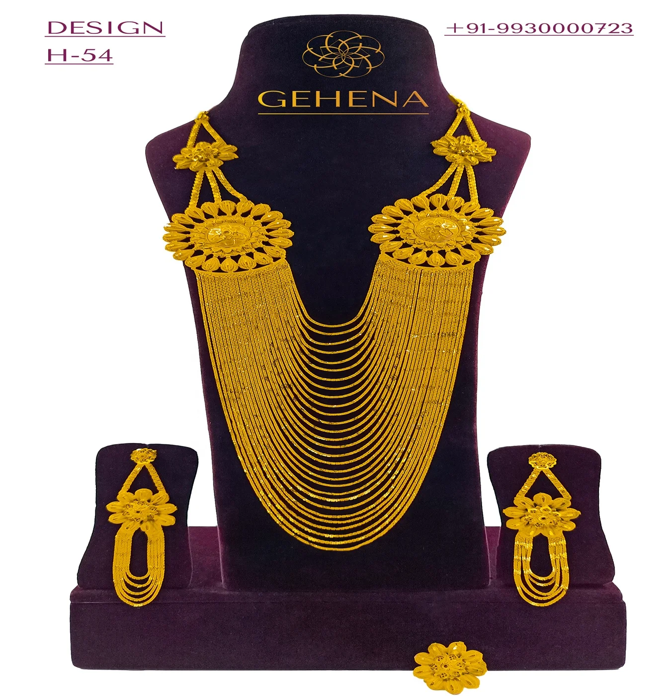 5 грамм 24K позолоченное ожерелье серьги кольцо Collier De Luxe Bijoux (украшения своими руками) налета или Африканского ансамбль Femme indienne ювелирные изделия