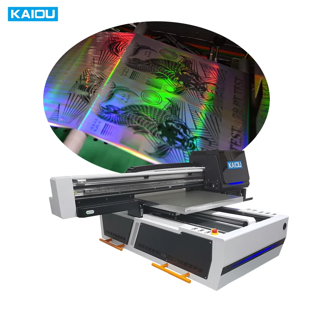 UV inkjet printer foil sticker paper crystal hologram stickers printing machine for small business multifunction uv dtf printer