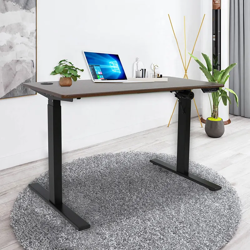 Office Ergonomic Standing Table Legs Electrical 1800 Modern Stand Up Computer Single Motor Desk Frame With Lift Mechanism