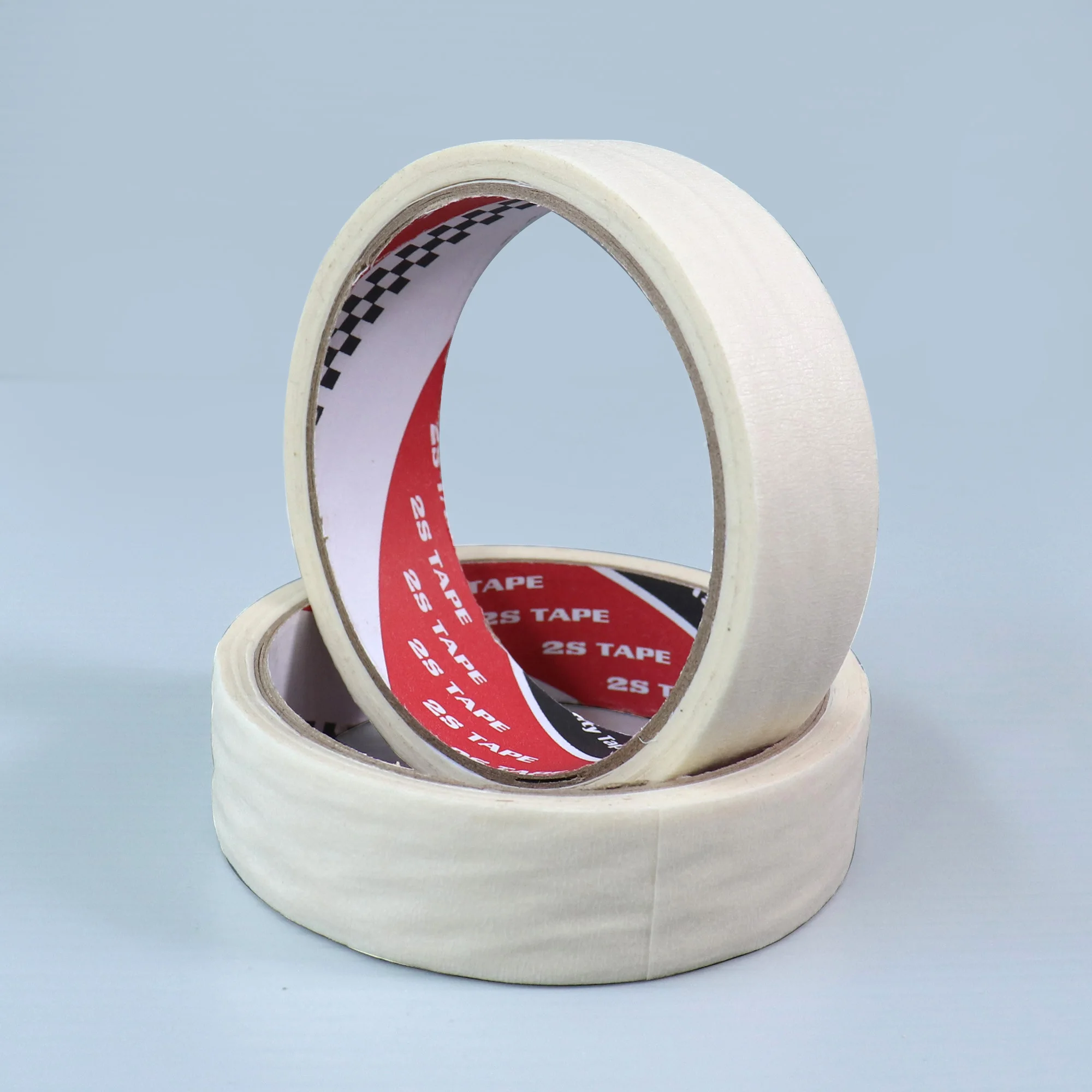 Malaysia High Quality Heat Resistant Good Viscous Custom Single Side Adhesive Masking Tape Acrylic Yellow White Color