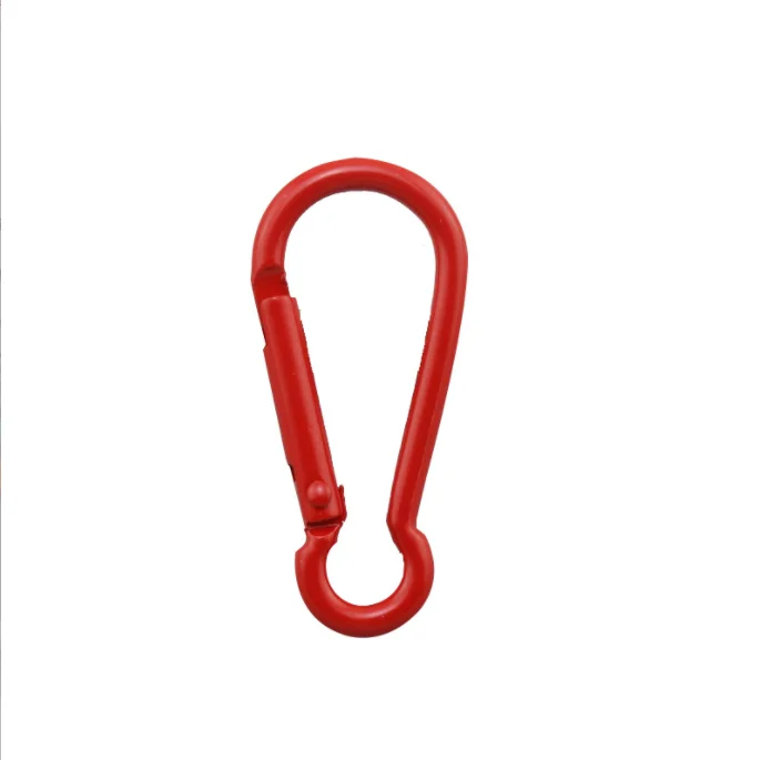 No. 5 color spray paint D-shaped gourd carabiner hook