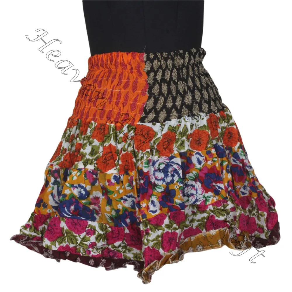 Элитная хлопковая мини-юбка