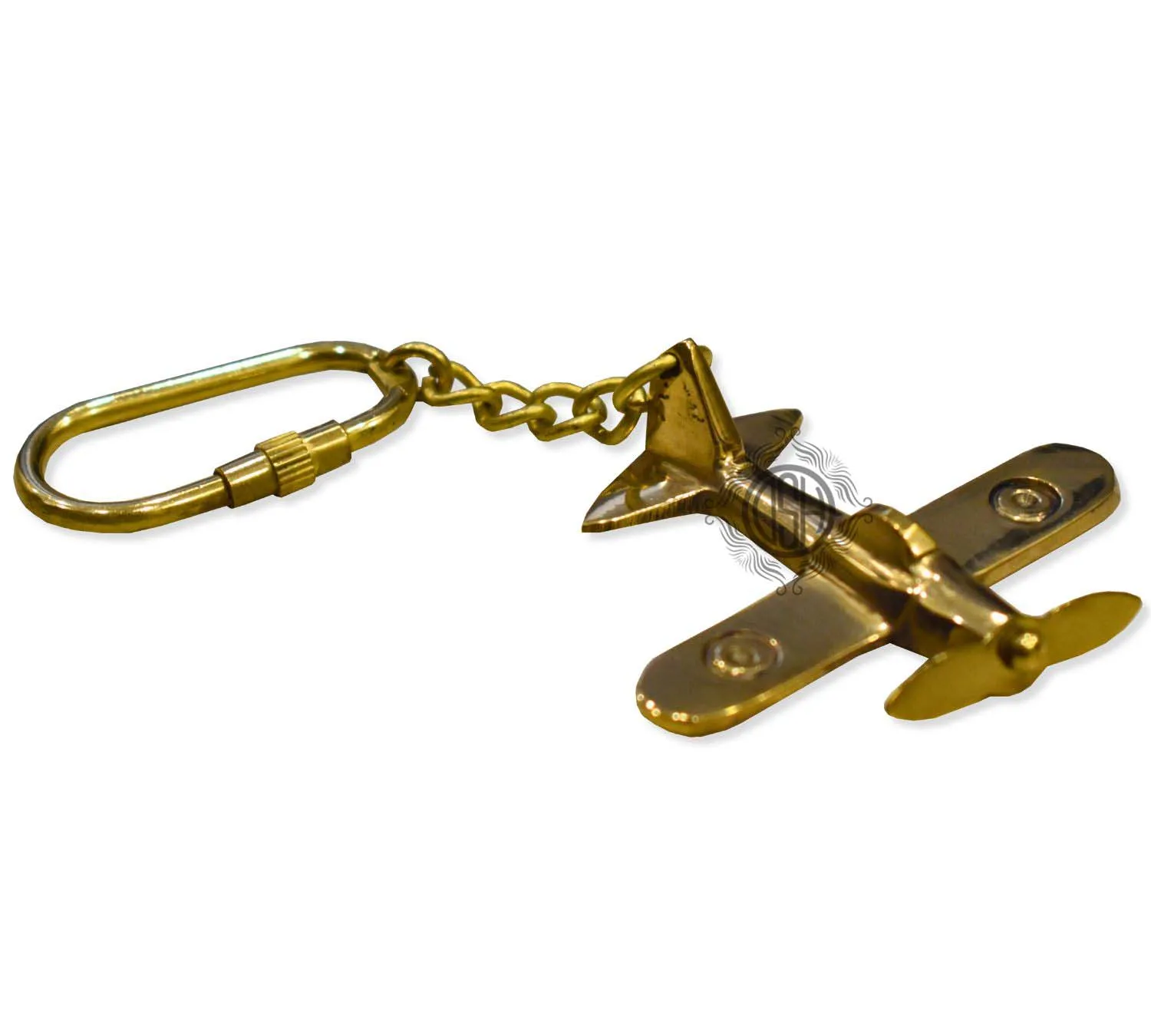 Premium Quality Brass Miniature Key Chain Ring Vintage Brass Nautical Ship Key Chain For Gifting Use