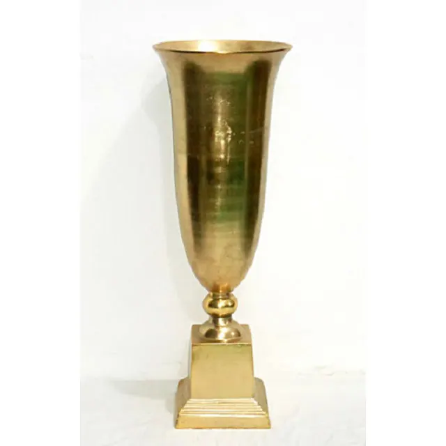 Античная алюминиевая ваза для цветов высококачественный современный дизайн украшения спальни новая стальная и медная основа