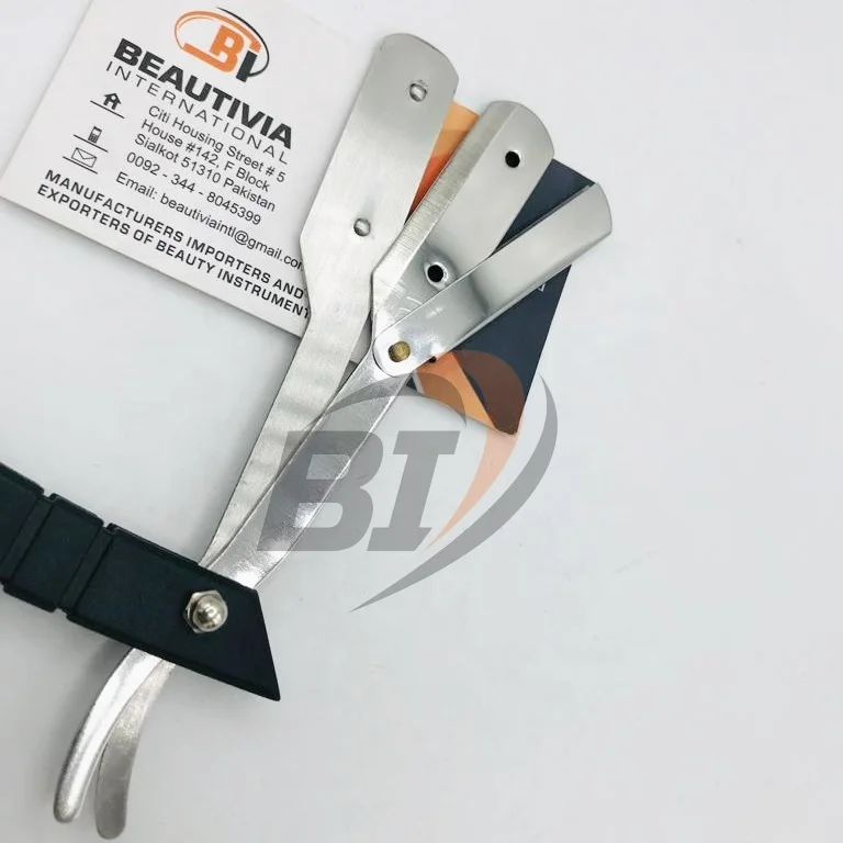 Disposable Barber Straight Razor Shavette Rasoi Folding Knife Safety Sustainable Feature for Hair and Underarm Shaving