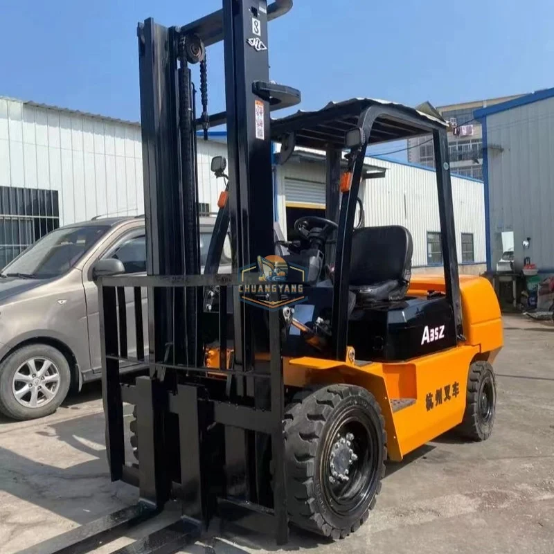 Used Original China Brand Hangzhou A35Z A30 3.5 Ton Diesel Forklift Trucks Used High Quality Low Price for Sale