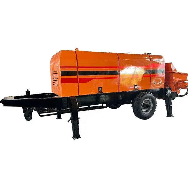 widely used in the civil construction industry concrete pumps with high conveying capacity