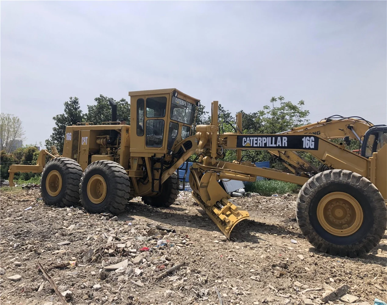 Caterpillar used cat 16g motor grader secondhand caterpillar motor grader 16g with high quality