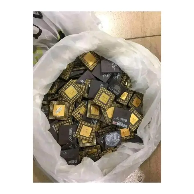 Best Selling Intel Pentium Pro Ceramic CPU Scrap with Gold Pins Wholesale Price Motherboard Scrap Processors