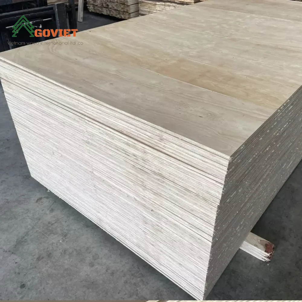 LVB Plywood sheet Veneer Boards Modern Furniture 4*8ft Outdoor Construction Low Price Wholesale Mainly Rubberwood Carb P2