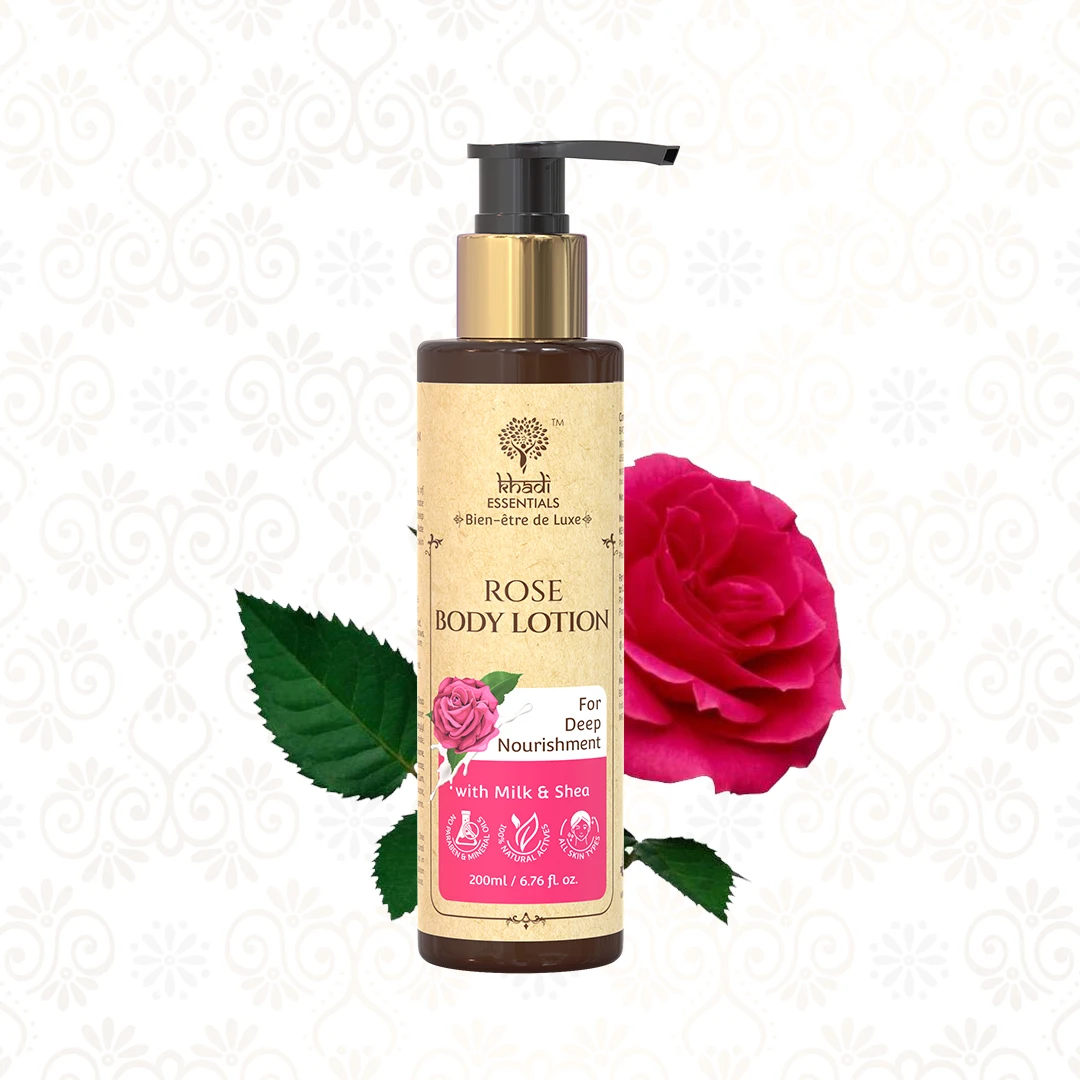 Buy Rose Body Lotion with Milk & Shea For Dull  Nourishes Hydrates & Moisturizes Skin Uses Lotion By Exporters