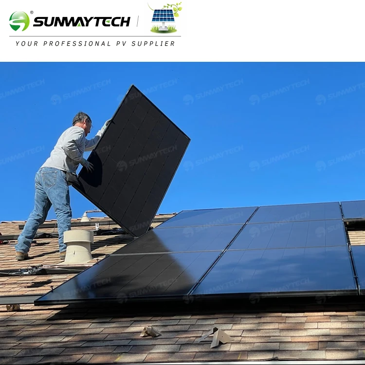 ЕС запас SUNWAY N Тип Pv модуль 430 Вт 435 440 450 440Wp двулицевая стеклянная солнечная панель для дома