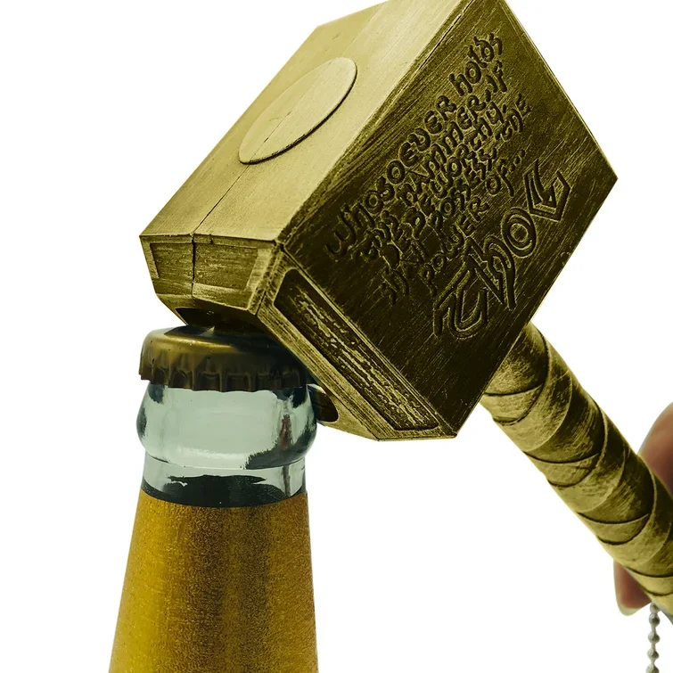 Traditional Hammer Shape Bottle Opener metal color gold shape hammer beer and wine bottle opener used for wine bar and kitchen
