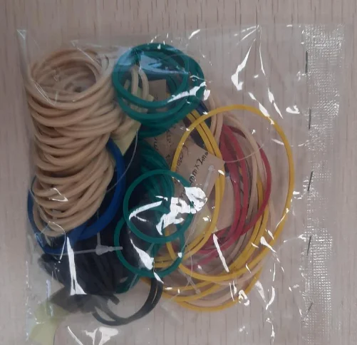 Wholesale Top Quality Rubber Hair Bands Ties Rubber Rings for Kids Girls Office School OEM Customized Logo Item