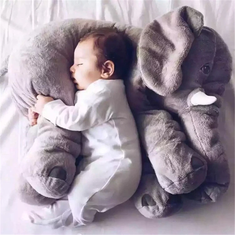 supply cheap baby plush and stuffed elephant toys pillow in stock