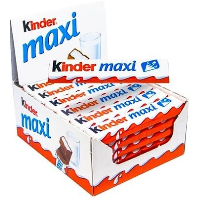 Kinder Maxi milk chocolate with milk filling 210g