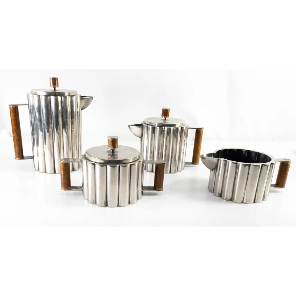 Stainless Steel Table Top Metal Teapot Sets Premium Quality Customized Shape Kitchenware Utensils Tools Coffee Tea Sets