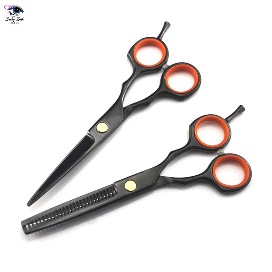 Hairdressing Scissors Set kit Package Includes Barber salon scissor thinning scissors Razor & beauty Barber Kit