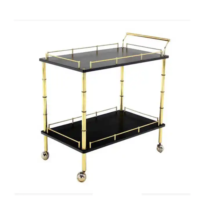 3 Tier Stainless Steel Utility Cart with Locking Wheel Trolley Utility Rolling Serving Catering Storage for Kitchen Restaurant