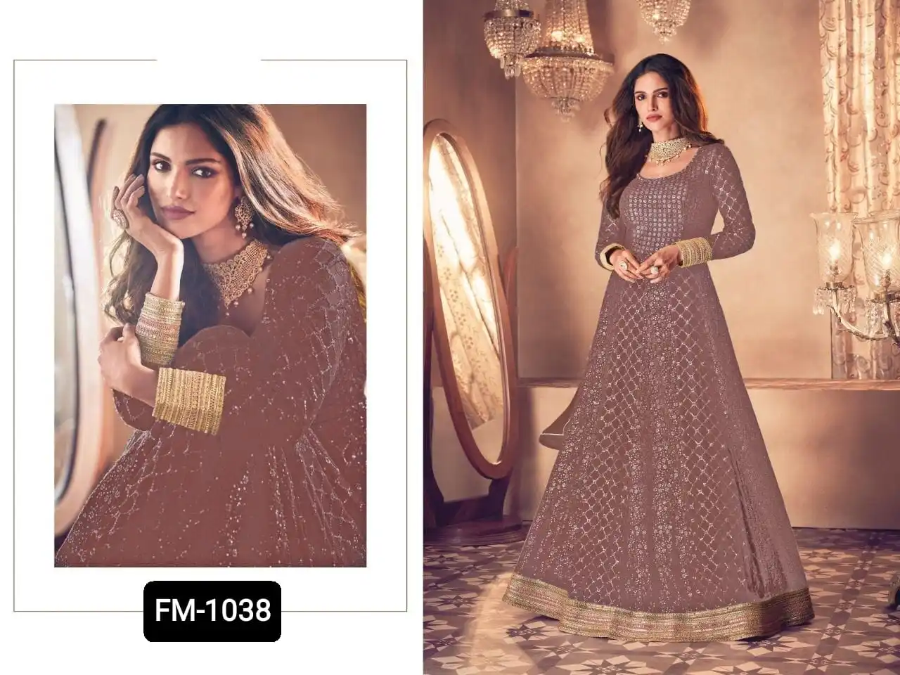 Trendy Clothes Pure Georgette Long Anarkali Gown with Heavy Embroidery Work Gown for Women for Wedding Function and Bridal Wear