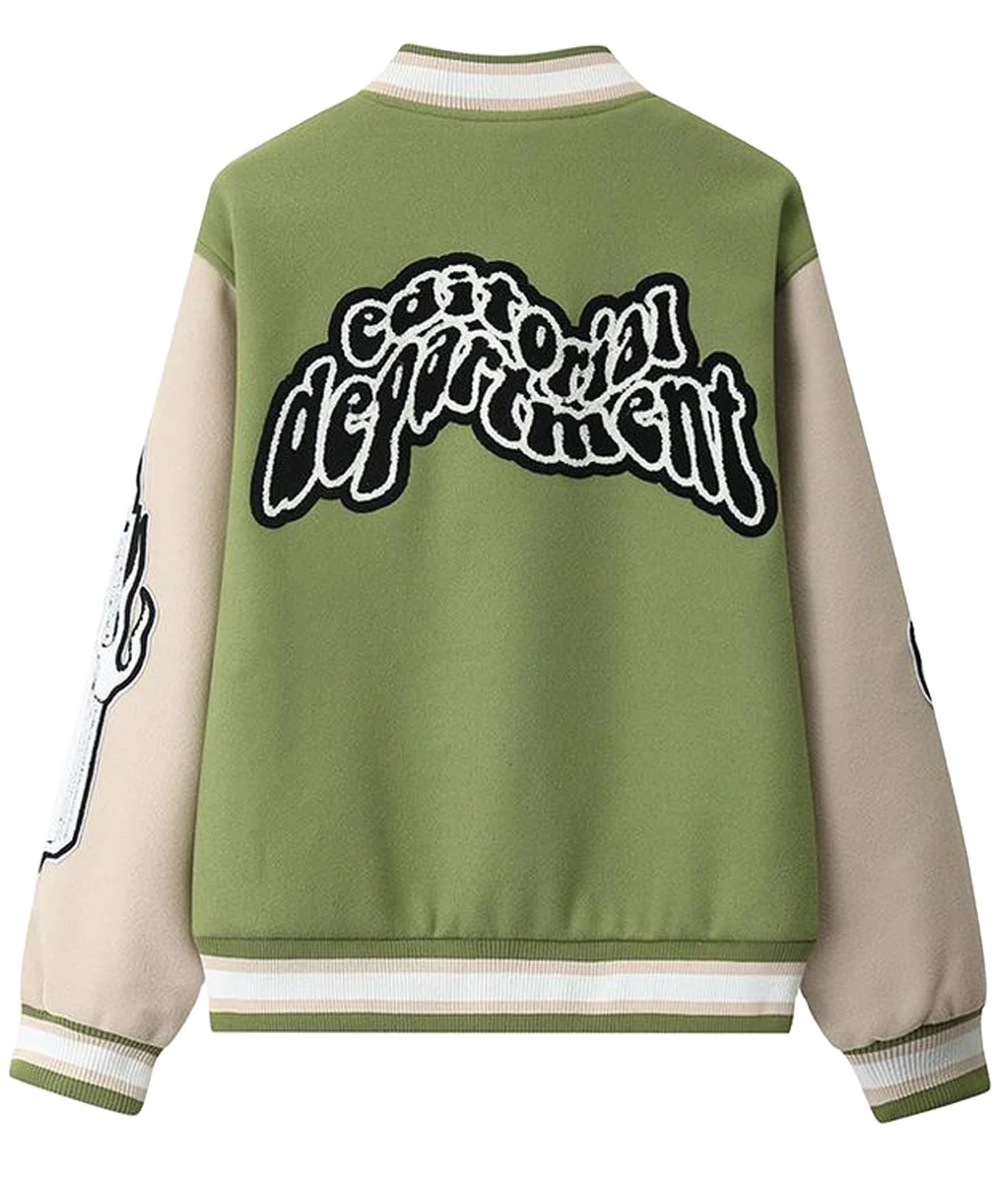 Customized Logos Embroidery Letterman Jackets For Men Womens Crop Varsity Jackets Wool Body Leather SLeeves Greek Jackets