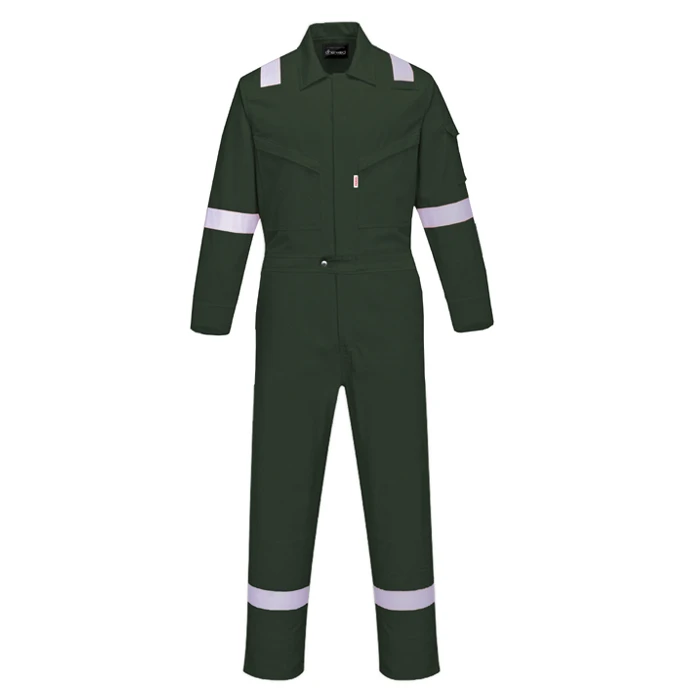 Safety Work Wear Factory Supply Uniform Overall Workwear Coverall Protective safety Suit 100% Cotton Safety Coverall suit