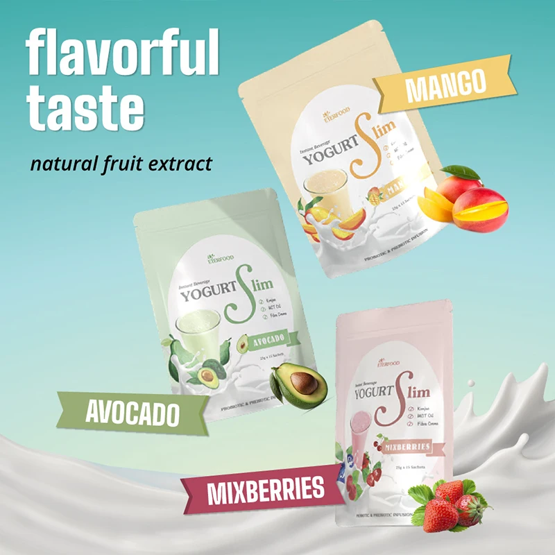 Best Price Smooth and Delicious YogurtSlim Avocado Instant Yogurt Protein Powder Diet Meal Replacement Beverages