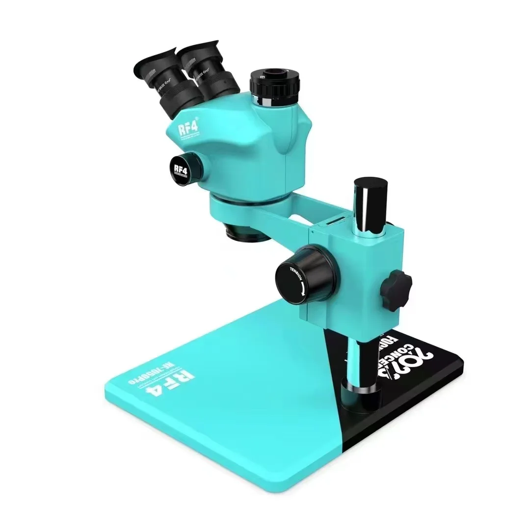 RF4 RF7050pro stereo trinocular Microscopio Pcb Bga mobile repair 144 LED light 7-50X microscopes