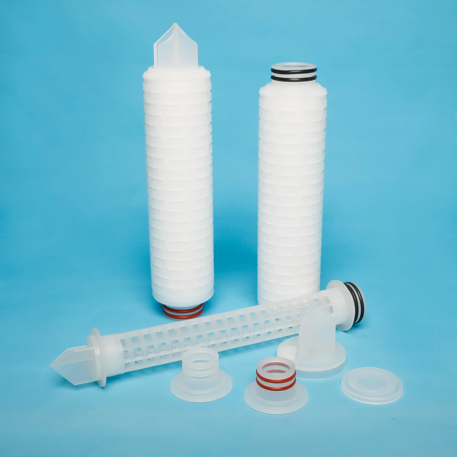 PES Membrane Filter Cartridges Pleated Cartridge Filters 0.22 Micron PES Sterile Pleated Filter