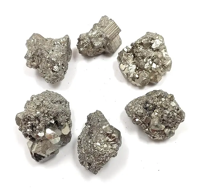 Wholesale Natural pyrite Stones Healing Rough pyrite Mineral Specimens small raw pyrite cluster for Home decoration