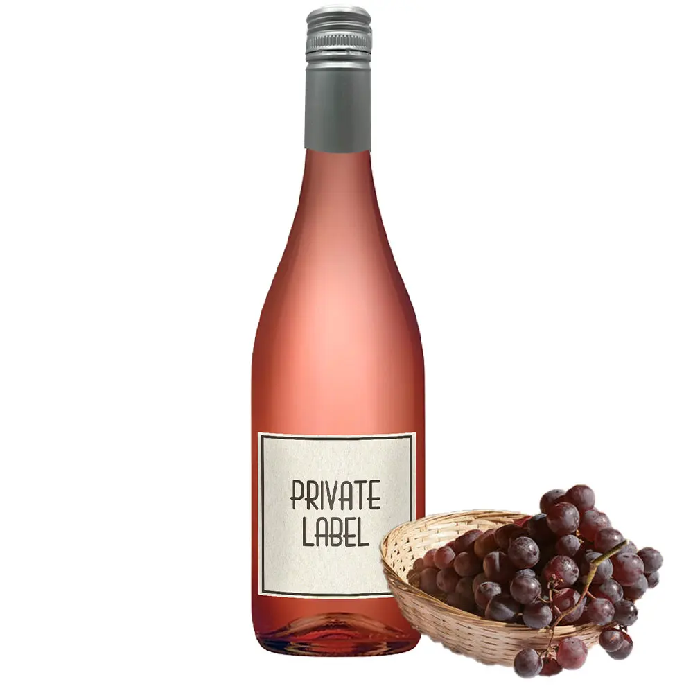 Sweet rose wine with personalized label restaurant hotel corporate gadget ideas Christmas gifts merchandising