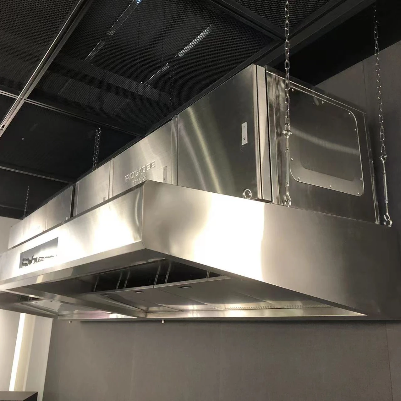Polygee Made in China Electrostatic Ventless Extractor Hood for Kitchen