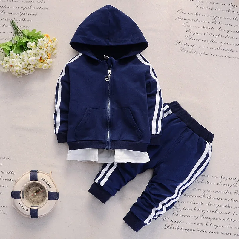 Good quality Wholesale Spring Autumn Kids clothing sets Children long sleeve toddler boys Clothing Sets