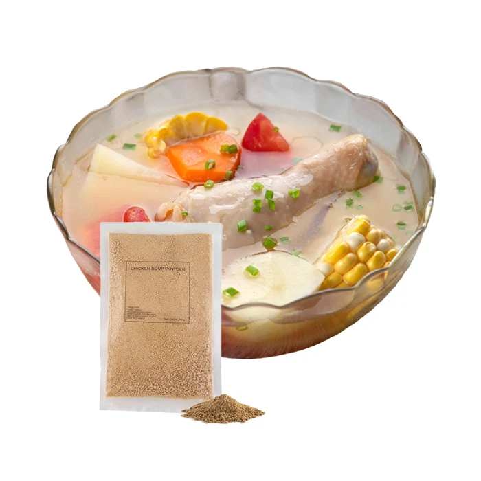 Wholesale Instant Chicken Soup Premix Seasoning Powder Halal Certified Suitable for Noodles Soup Delicious