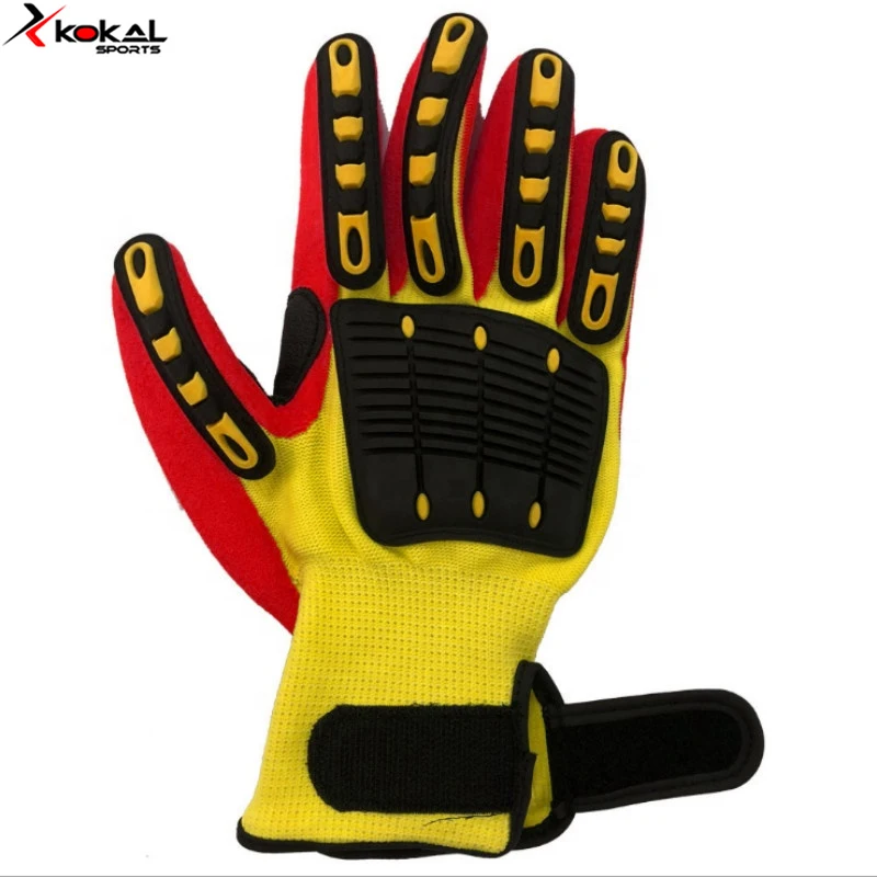 Heavy Duty Men TPR Impact Gloves