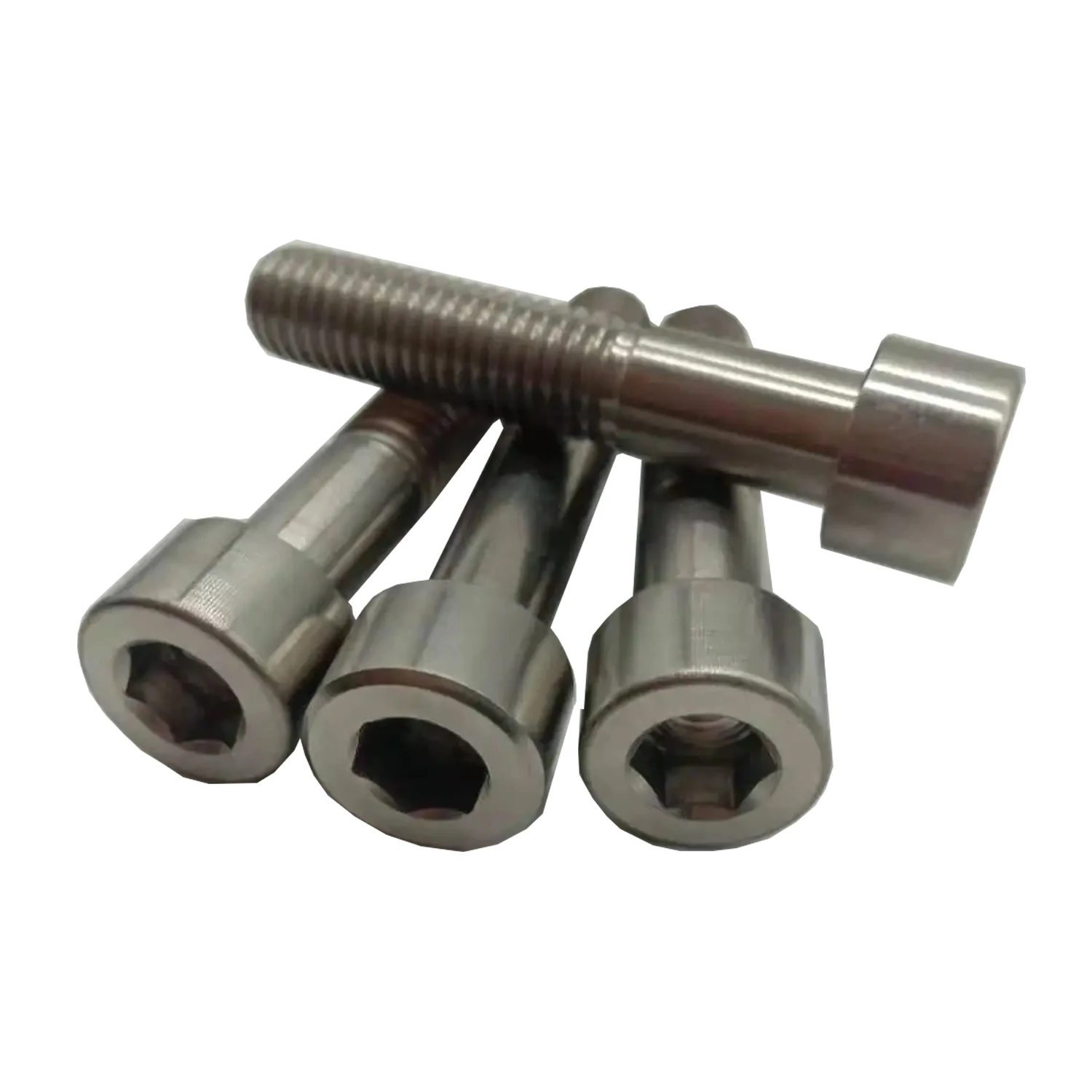Hot Selling Factory Directly All Size M2 M3 M5 M6 M8 Iso 4762/ Din912 Titanium Gr1 Gr2 Hexagon Socket Head Cup Screws Hex Bolts