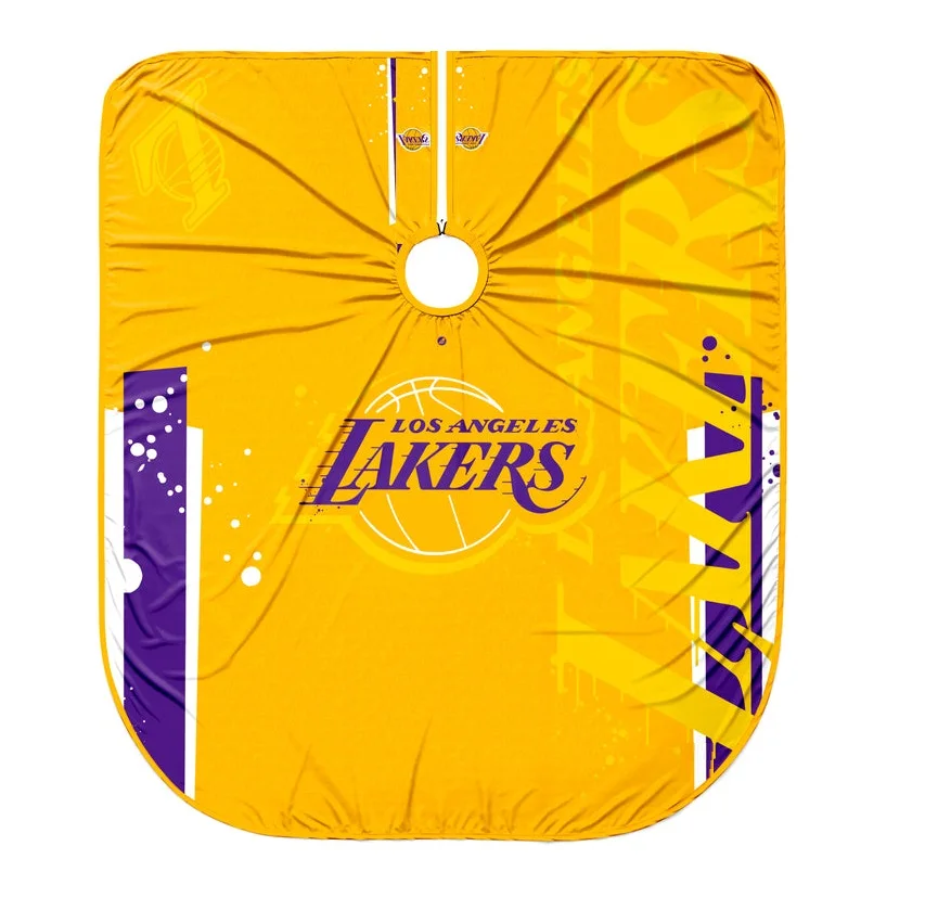 Платье для стрижки Los Angeles Lakers PRO накидка заказной цветной парикмахерский фартук Парикмахерская парикмахера