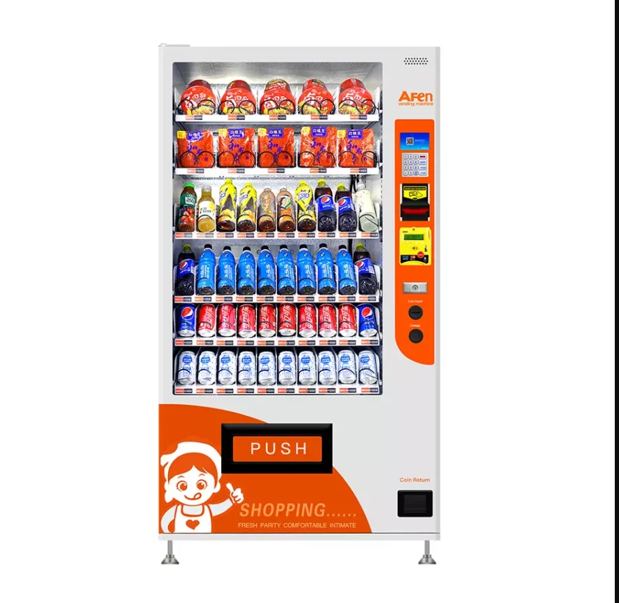 Two windows Reverse Osmosis Purified Drinking Water Vending Machine