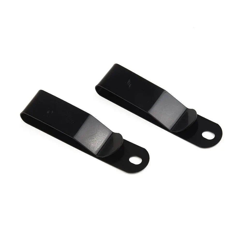 Customized Sheet Metal Spring Clips Iron Black Sheath Belt Clip Metal Manganese Steel/Spring Hook Buckle