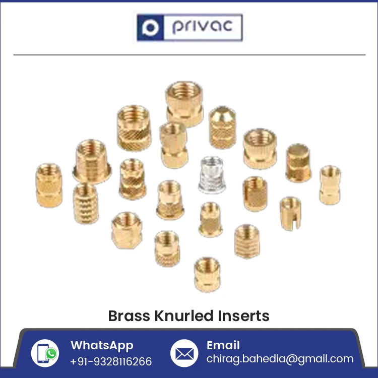 Knurled Brass Fastener Insert Nut for Plastics Manufacturer