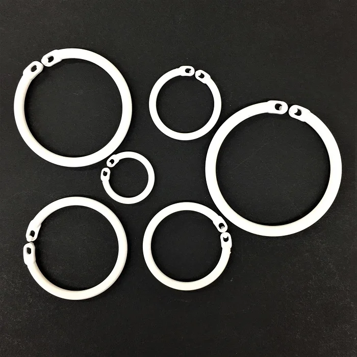 Custom Wholesale Nylon Ring Fastener Small Plastic Hanging Accessories for Binders Files Flyers-Snap Function