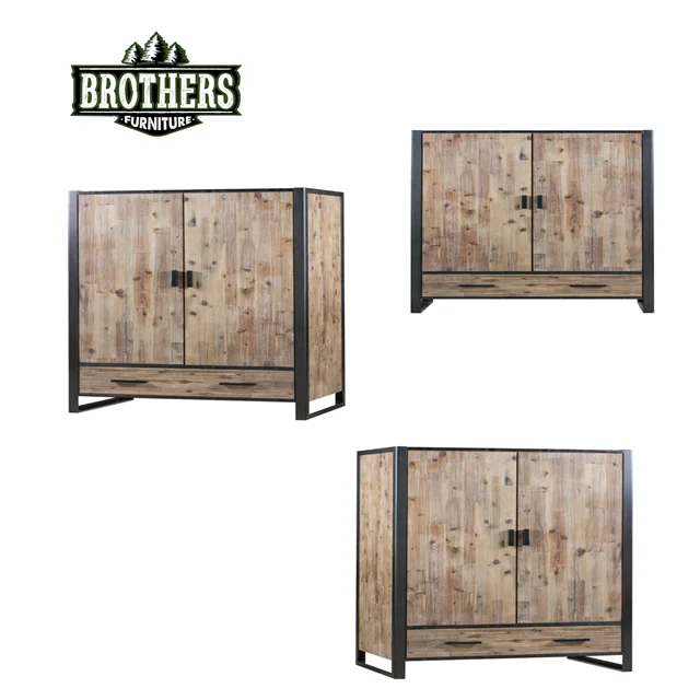 Victor brand 2 doors 1 drawer Furniture Wardrobe Wood Material Home Furniture Decoration High Quality From Vietnam Manufacturer