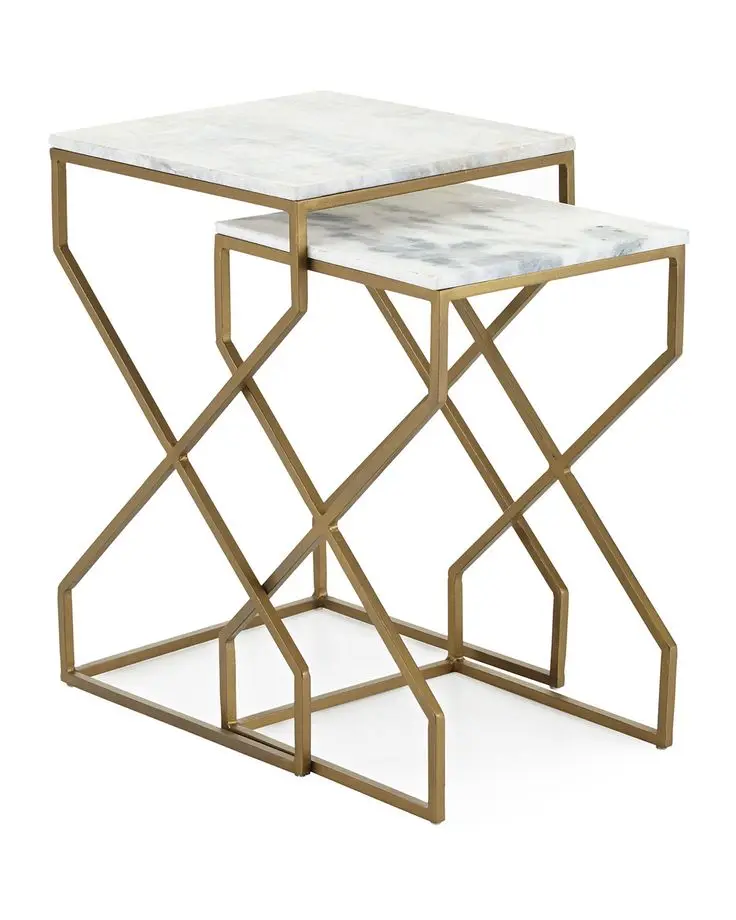 Living Room Metal Coffee Table Square Aesthetic Square Coffee Table Minimalist Centre table